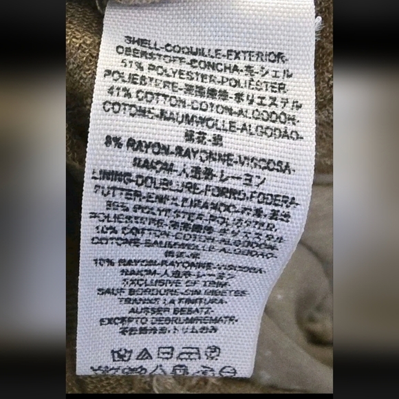 Free People Ruched Knit Dress Brown Cowl Neck Long Sleeve Women’s Large BOHO - Picture 6 of 6